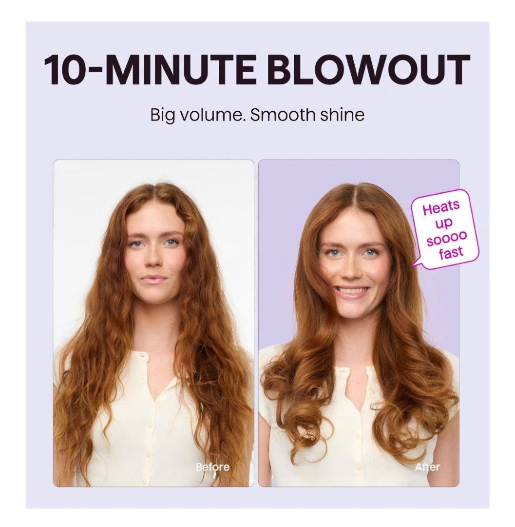 Wavy Talk Thermal Hot Air Brush Styling Tool (Category: Hair) located in Quezon City. Submitted by crankyhub (Listing ID 1471160775, Image 3). Description: - Authentic Wavy Talk Thermal Brush in gorgeous Soft Pink & Rose Gold - Digital temperature display with heat settings up to 420°F - Built-in ionic technology to reduce frizz and add extra shine - Convenient button controls located right on the handle - Perfect for quick blowouts and sleek eve