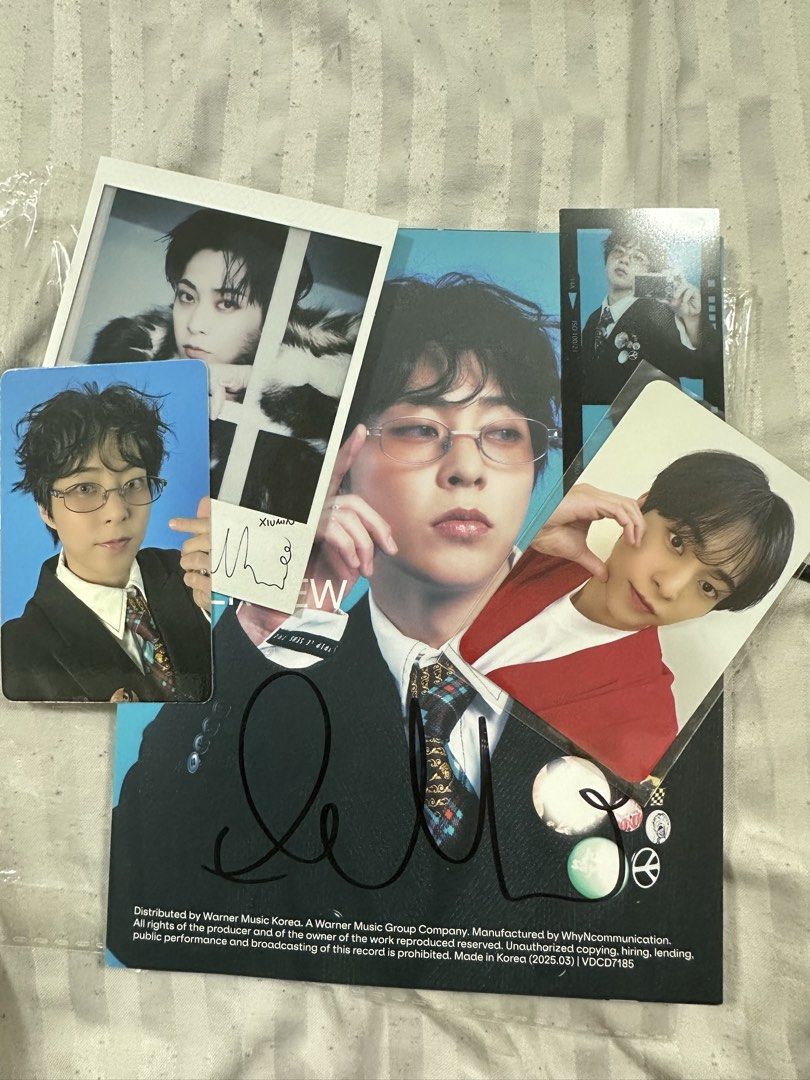 Xiumin Interview x Photobook signed complete inclusion with pob pc (Category: K-Wave Merchandise) located in Manila. Submitted by xkww112226 (Listing ID 1471152496, Image 1). Description: wts exo ph Xiumin signed interview x photobook ver complete inclusion with pob pc 950 +pf +sf 📍Cavite MOP: gcash, bpi, maribank, maya MOD: j&t, lbc, sdd DM me.