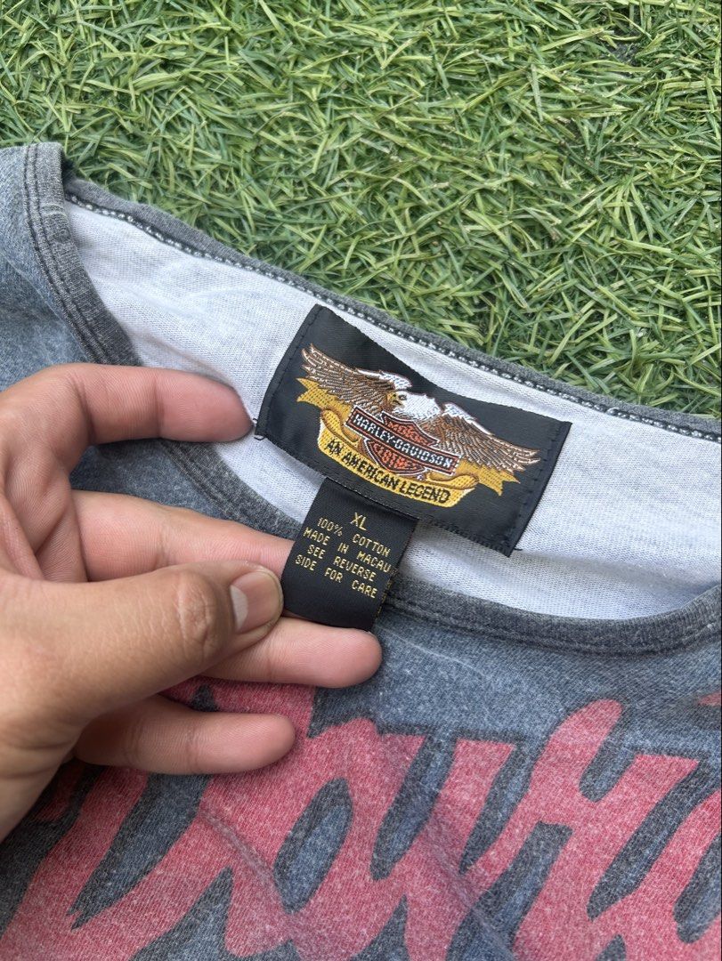 00's Harley Davidson AOP longsleeve (Category: Coats, Jackets and Outerwear) located in Santa Rosa. Submitted by unexpected.finds4026 (Listing ID 1471397933, Image 3). Description: XL on tag complete tags no pinholes need wash (due to stock) .
