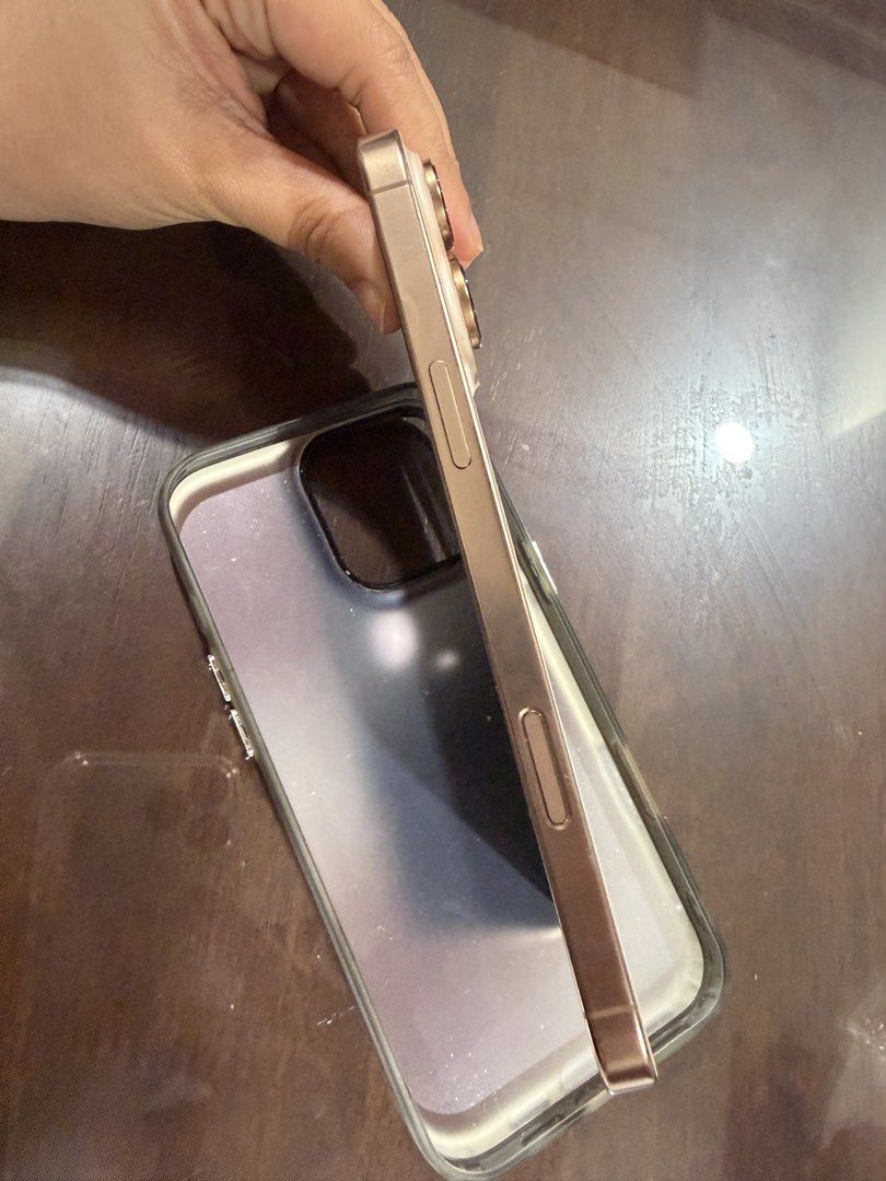 16 PROMAX (Category: iPhone 16 Series) located in Antipolo. Submitted by ceraken_luxpreloved (Listing ID 1471396515, Image 2). Description: Desert Titanium 256GB NTC (No sim restrictions) 89% BH (paka tagal pa din ma lowbat) No scratches, no dents Personal used kaya makinis All buttons are crisps. Rfs: upgraded .