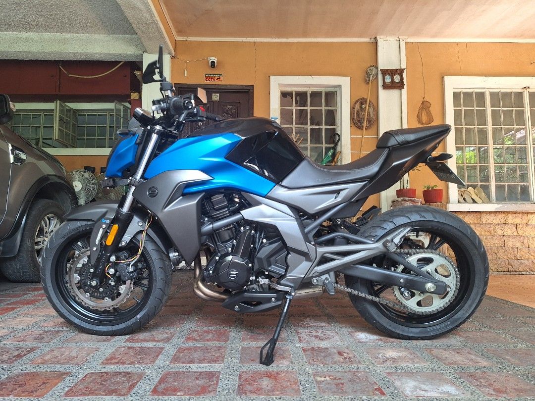 2019 CFMOTO NK400 (Category: Motorbikes for Sale) located in Paranaque City. Submitted by marksonlinestore (Listing ID 1471168515, Image 3). Description: 2019 Cfmoto NK400. Fitted with an Original IXIL XTREM aftermarket exhaust system, Pirelli Angel tires, Tail tidy, Stealth sidemirrors, K&N Air Filter, Senlo MDL Lights, PIAA Horn, R&G Tank Pad, Yuasa Battery, RCB Bar end, Evotech Spool, NGK Iridium Sparkplug, LED Headlight, CFMoto fuel tank cap 