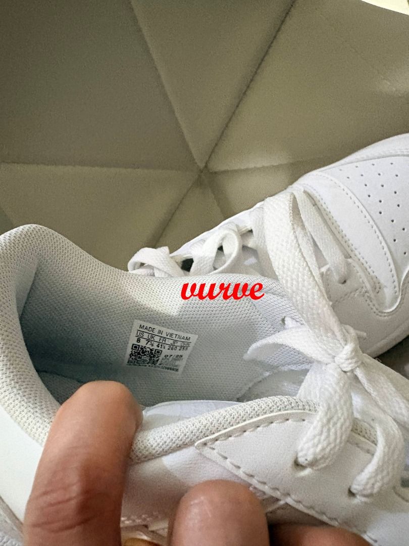 Adidas White Low Top Sneakers (Category: Sneakers) located in Pasig City. Submitted by vurve (Listing ID 1471330357, Image 2). Description: I'm selling my preloved original Adidas white sneakers. Brand: Adidas Size: US 8 No box Pasig City For meetup along C. Raymundo Ave. Pasig City For delivery via Lalamove only No shipping Payment method via Gcash.