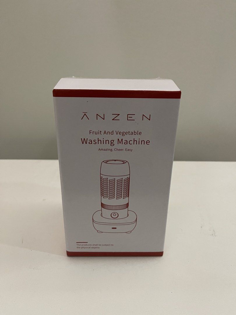 Anzen Fruit And Vegetable Washing Machine XZ-06 (Category: Washing Machines and Dryers) located in Quezon City. Submitted by bravehorse_f1f6d5 (Listing ID 1471384772, Image 1). Description: - Brand: Anzen Fruit & Vegetable Purifier (Model XZ-06) - Condition: Still inside the original box - Design: Wireless, portable, and easy to disassemble for washing - Technology: Hydroxyl ion rapid purification for safe produce - Convenience: Contact quick cha
