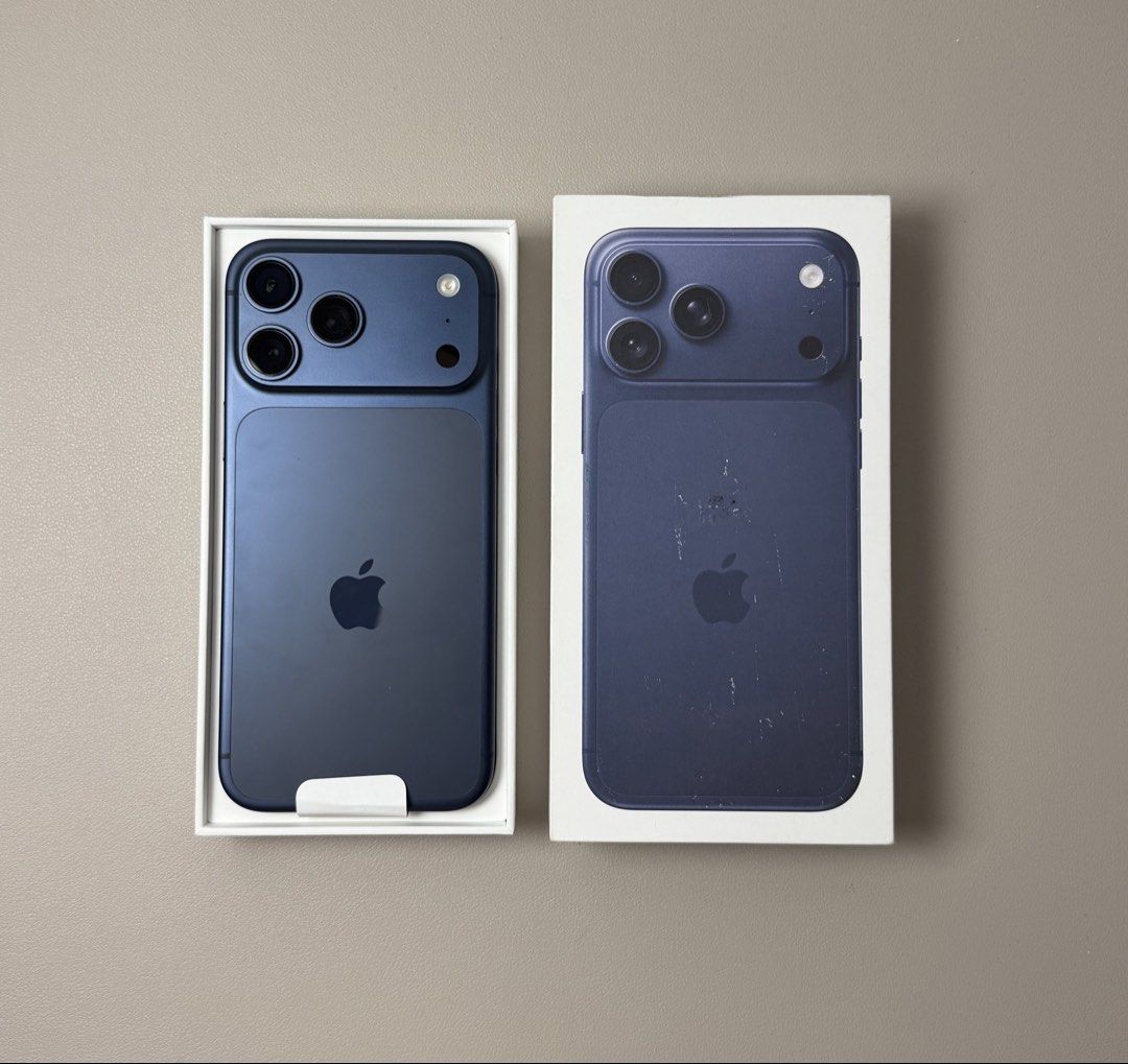 Apple iPhone 17 Pro Max - 256GB (Deep Blue) (Category: iPhone 17 Series) located in Manila. Submitted by gadgethavenph (Listing ID 1471341799, Image 1). Description: 𝐀𝐕𝐀𝐈𝐋𝐀𝐁𝐋𝐄 (𝐏𝐑𝐄𝐎𝐖𝐍𝐄𝐃) Apple iPhone 17 Pro Max | 256GB | Deep Blue 𝐏𝐫𝐢𝐜𝐞 : ₱61,990 Battery health: 91% NTC Certified iPhone No functionality issues No repair history, all original Openline (works with all networks) No iCloud issues - ready for new owner 𝐈𝐧𝐜𝐥𝐮