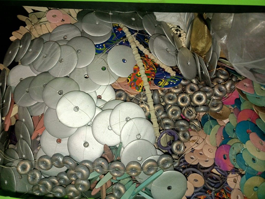 Assorted [FOR TAKE ALL] (Category: Craft Supplies & Tools) located in Bulacan. Submitted by snumxxx (Listing ID 1471319681, Image 3). Description: - Massive bulk lot of crafting beads and supplies - Features loose beads, flat discs, and wooden beads and charms - Great variety of shapes, sizes, and colors - Perfect for jewelry making, beading, and DIY craft projects OPEN FOR NEGOTIATION!! just dm for more details.