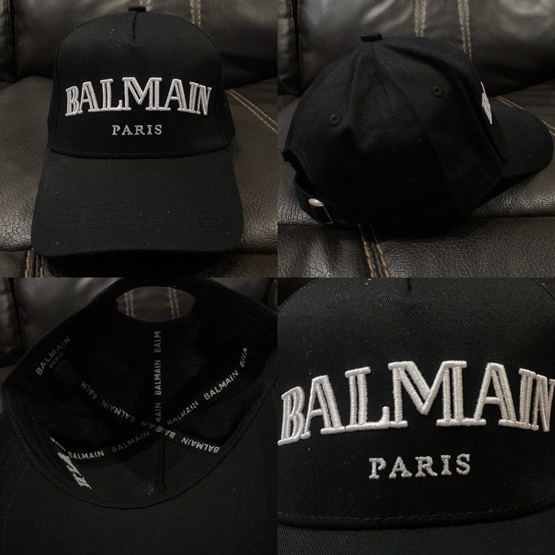 Balmain Paris Logo Embroidered Baseball Cap (Category: Caps & Hats) located in Antipolo. Submitted by JPtrendshop (Listing ID 1471438210, Image 1). Description: .