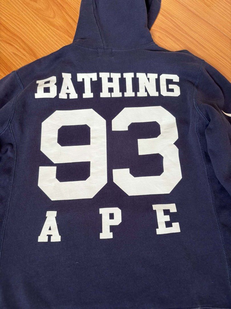 Bape Kids - hoodie jacket (Category: Coats, Jackets and Outerwear) located in Marikina City. Submitted by LoveLocalbyPAF (Listing ID 1471322870, Image 3). Description: Bape Kids - hoodie jacket No crackings on rubber design Size 160 on tag (kid size) Fits snall body frame.