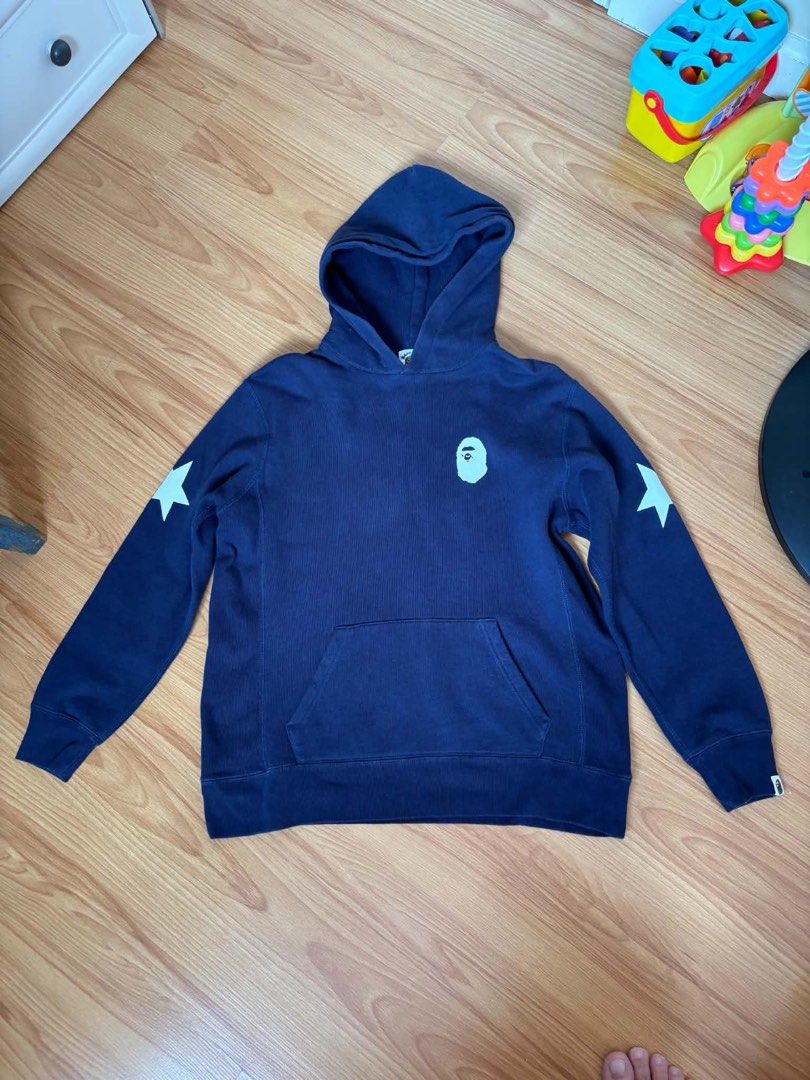 Bape Kids - hoodie jacket (Category: Coats, Jackets and Outerwear) located in Marikina City. Submitted by LoveLocalbyPAF (Listing ID 1471322870, Image 1). Description: Bape Kids - hoodie jacket No crackings on rubber design Size 160 on tag (kid size) Fits snall body frame.
