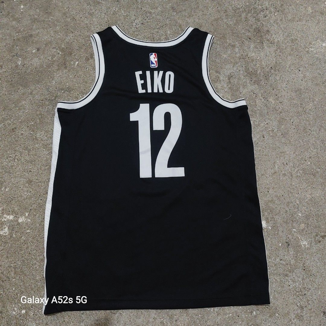 Brooklyn Nets Nike Swingman Jersey Size M (Category: Activewear) located in Manila. Submitted by hildafonac13322 (Listing ID 1471311119, Image 2). Description: - Team/Player: Brooklyn Nets, #12 - Brand/Tech: Nike Dri-FIT - Size: Medium (44) - Material: 100% recycled polyester (Made in Thailand) - Features: Swingman tag on bottom hem - Condition: Impeccable, clean inside and out.