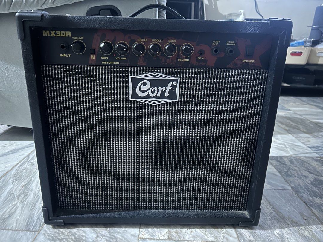 CORT MX30R 30W Guitar Amplifier (Category: Musical Instruments) located in Manila. Submitted by usahana2000 (Listing ID 1471374860, Image 1). Description: Well used Cort Amplifier. .