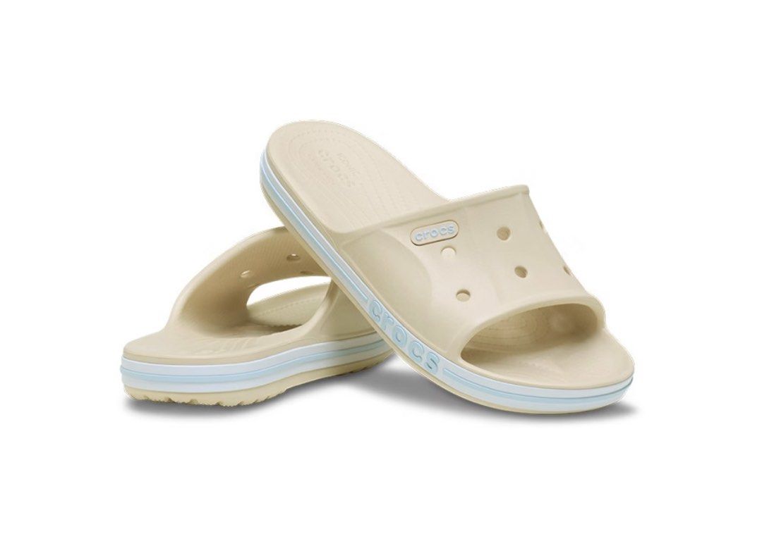 Crocs bayaband slides UNISEX (Category: Slippers & Slides) located in Cainta. Submitted by j.c.v_68 (Listing ID 1471393643, Image 3). Description: 100% original/authentic 💯 Comes with tag, plastic & eco bag *pre-order Sizes avail: 6/7/8/9/10 men & 8/9/10/11/12 women Color: winter white multi.
