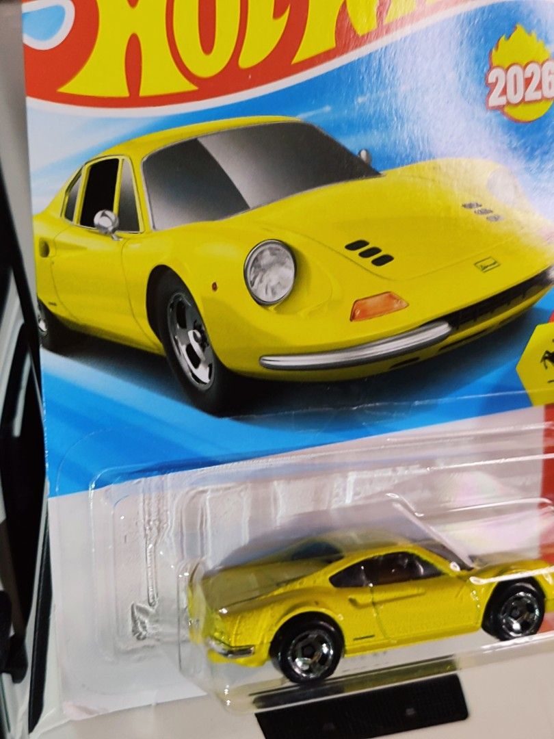 Hot Wheels Dino 206 GT Ferrari Yellow // 150php (Category: Vehicle & Diecast Models) located in Quezon City. Submitted by edrielgp (Listing ID 1471428827, Image 3). Description: Hot Wheels Dino 206 GT Ferrari Yellow // 150php Payment - gcash or gotyme Meet up by schedule Location: Wilcon City Center Visayas Ave., Quezon City J&T, LBC & Lalamove - SHIPPING everyday.