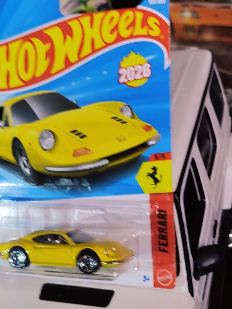 Hot Wheels Dino 206 GT Ferrari Yellow // 150php (Category: Vehicle & Diecast Models) located in Quezon City. Submitted by edrielgp (Listing ID 1471428827, Image 2). Description: Hot Wheels Dino 206 GT Ferrari Yellow // 150php Payment - gcash or gotyme Meet up by schedule Location: Wilcon City Center Visayas Ave., Quezon City J&T, LBC & Lalamove - SHIPPING everyday.