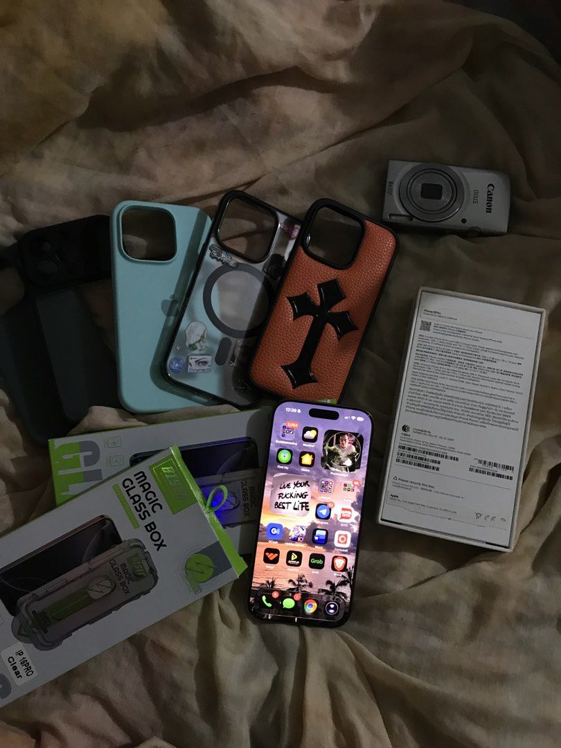 iPhone 16 pro (Category: iPhone 16 Series) located in Paranaque City. Submitted by moisesu (Listing ID 1471333384, Image 2). Description: 📱 iPhone 16 Pro 128GB — ZP/A • Factory Unlocked — any SIM • 87% Battery Health 🔋 • 700+ Cycle Count • No issue, lahat gumagana • Locally purchased • Complete with original box & original cord • FREE cases & tempered glass ✨ 💸 FOR SALE: ₱37,000 CASH 🔄 SWAP VALUE: ₱39,000 Open for swap sa lower unit + reasona