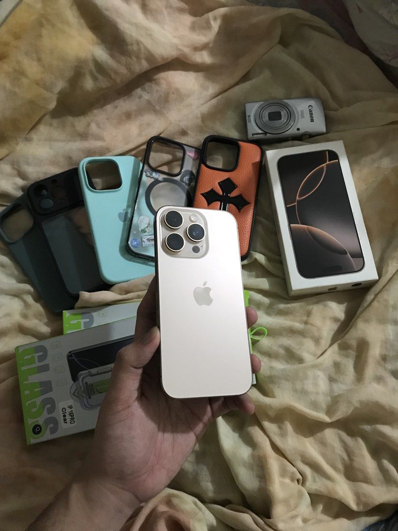 iPhone 16 pro (Category: iPhone 16 Series) located in Paranaque City. Submitted by moisesu (Listing ID 1471333384, Image 1). Description: 📱 iPhone 16 Pro 128GB — ZP/A • Factory Unlocked — any SIM • 87% Battery Health 🔋 • 700+ Cycle Count • No issue, lahat gumagana • Locally purchased • Complete with original box & original cord • FREE cases & tempered glass ✨ 💸 FOR SALE: ₱37,000 CASH 🔄 SWAP VALUE: ₱39,000 Open for swap sa lower unit + reasona