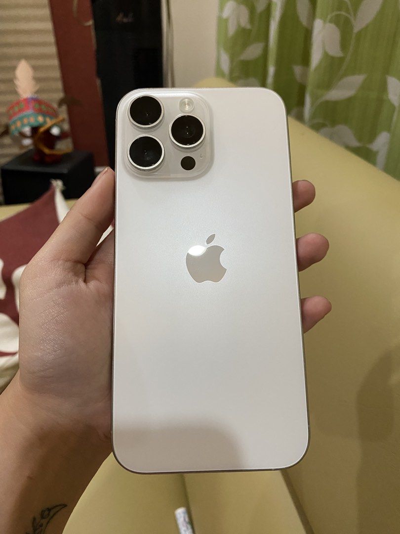 iPhone 16 Pro Max 256gb (Category: iPhone 16 Series) located in Quezon City. Submitted by hhhhlrn (Listing ID 1471416892, Image 1). Description: - Model: iPhone 16 Pro Max - Storage Capacity: 256GB - 92% battery health - Factory Unlocked NTC version - Color: White Titanium - Complete with box and original cord - Condition: Excellent, well-maintained, clear screen and pristine body as shown in photos - Inclusions: Comes with free cases - Meetup Lo