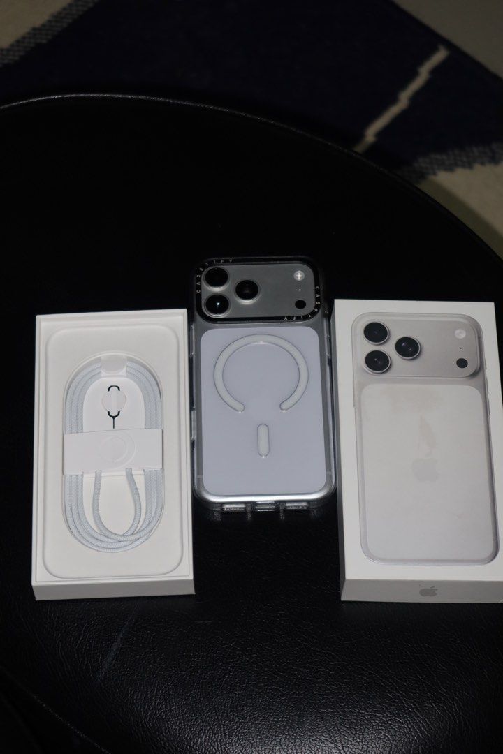 iPhone 17 Pro Max 2TB (Category: iPhone 17 Series) located in Plaridel. Submitted by japanfindscobulacan (Listing ID 1471330003, Image 1). Description: Used iPhone 17 Pro Max 2 TB Silver With box and unused cable Bought from Beyond the Box With free Casetify case worth P4,000 92% Batt Health RFS: Upgraded to iPhone Duo.