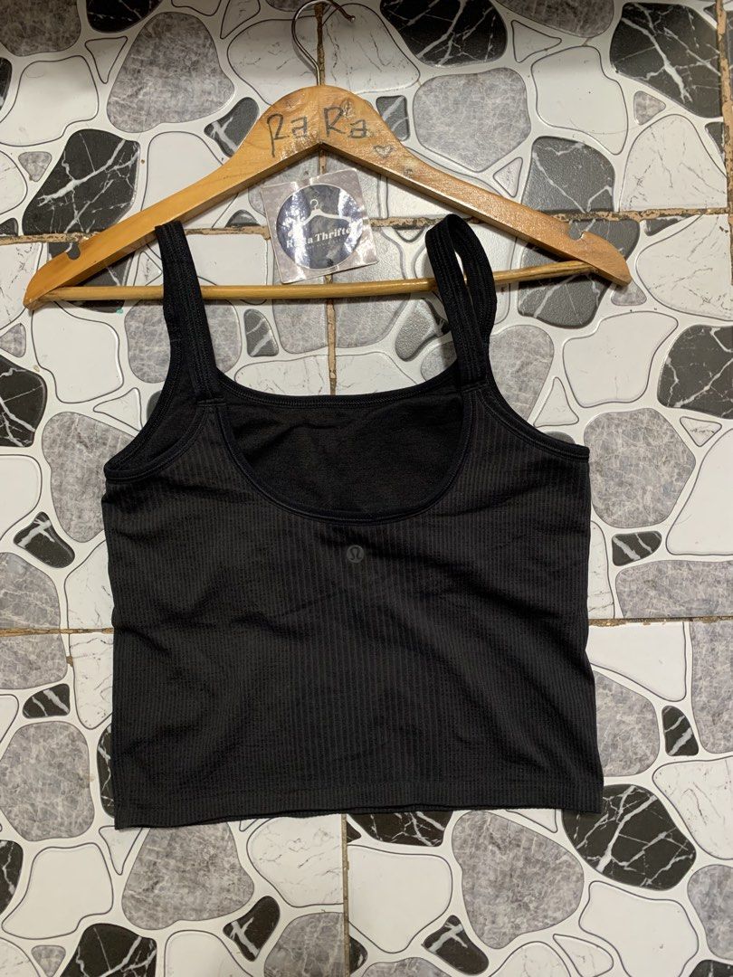 Lululemon | ebb to street scoop / dot 8 (Category: Activewear) located in Cebu City. Submitted by rarathriftedcb (Listing ID 1471334393, Image 3). Description: Lululemon ✅ Ebb to street Neck scoop Tank tops Dot 8 tag 🏷️ Large asian ✅ 750pesos + sf 95 Padded Location : Cebu city Page : rara thrifted Jnt nationwide Message us 📩.