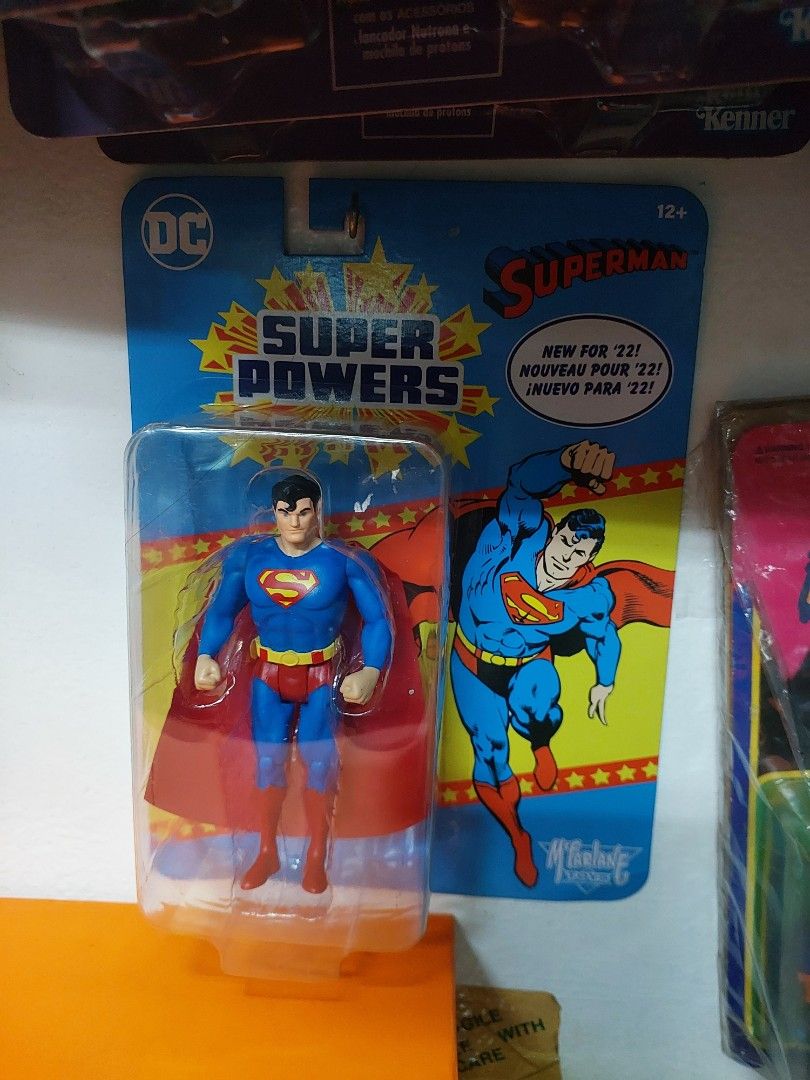 McFarlane Toys Super Powers Superman Action Figure (Category: Figurines & Statues) located in Manila. Submitted by robinshobbyshopph (Listing ID 1471360385, Image 1). Description: - Brand: McFarlane Toys - Line: DC Super Powers - Item: Superman Action Figure - Condition: Brand new, carded packaging (unopened) - Features: Classic artwork, bright colors, detailed suit design, and included cape - Perfect for: Display and collection - Meetup/Shipping