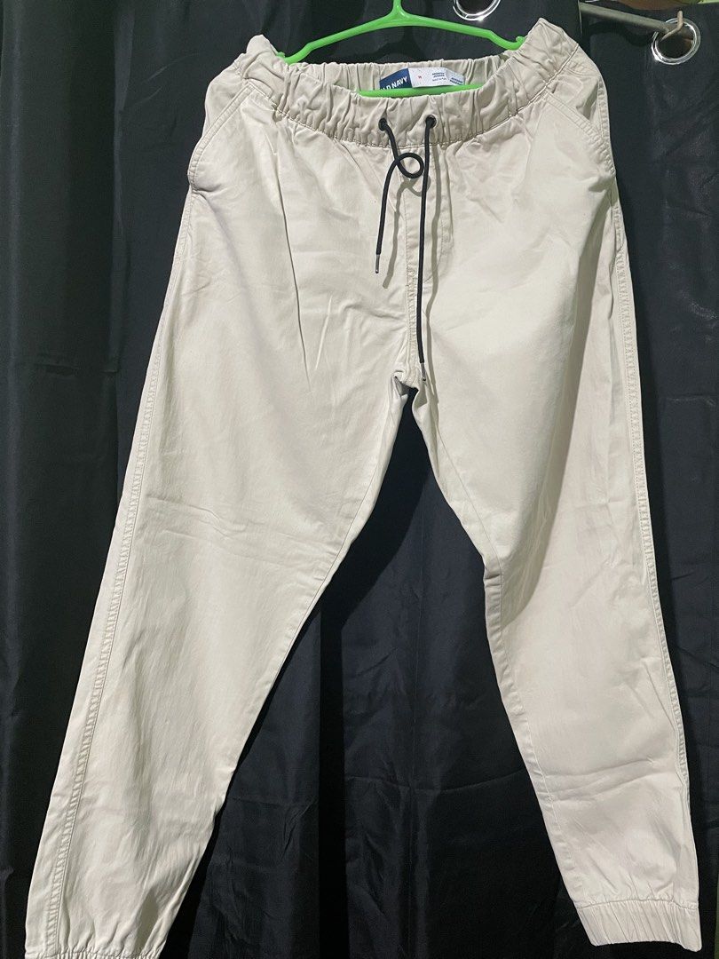Old Navy Cream Jogger Pants Size M (Category: Joggers) located in Manila. Submitted by icy2002 (Listing ID 1471330045, Image 1). Description: Size- Medium Condition - No issues Negotiable Pm na lang if interested.