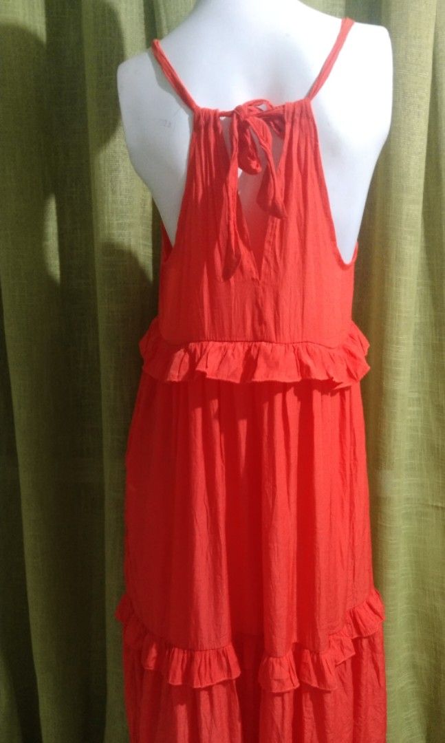 Orange Strappy Maxi dress (Category: Dresses) located in Cebu City. Submitted by laganda (Listing ID 1471324964, Image 2). Description: .