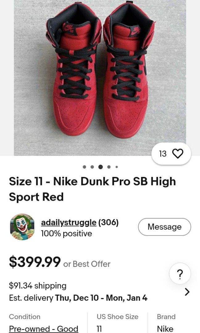 Orig NIKE SB suede sneakers (Category: Sneakers) located in Baguio. Submitted by oliviapreloved100620 (Listing ID 1471351726, Image 1). Description: Selling very very low.