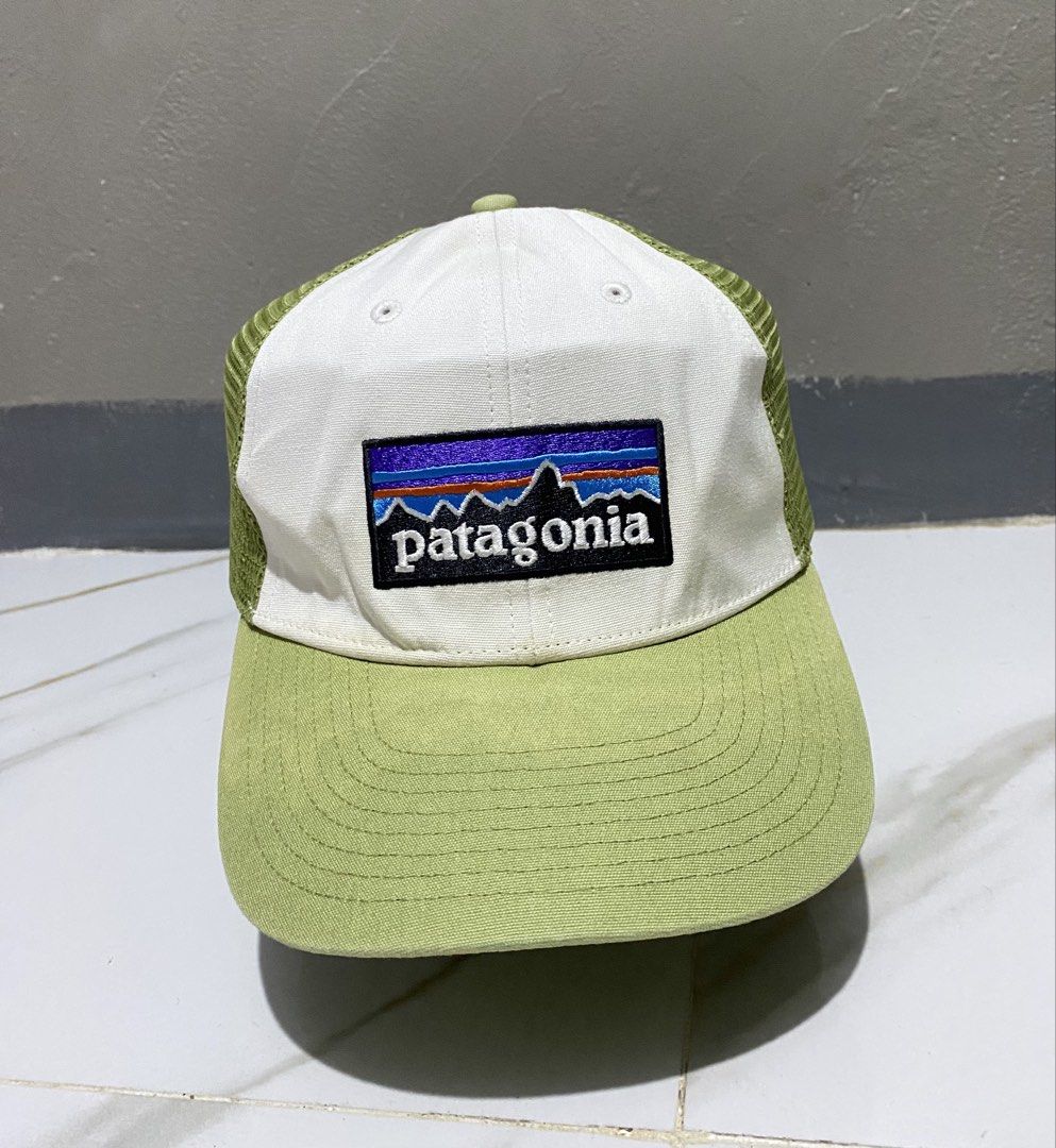 Patagonia Trucker Hat Green White (Category: Caps & Hats) located in Cabanatuan. Submitted by adrialesdrip (Listing ID 1471325993, Image 1). Description: - Authentic Patagonia trucker hat in green and white - Classic breathable mesh back design - Adjustable green snapback closure for a custom fit - Iconic embroidered mountain logo patch on the front - Features NetPlus sourced by Bureo interior label (Style: STY38283SP24) - Excellent, clean overal