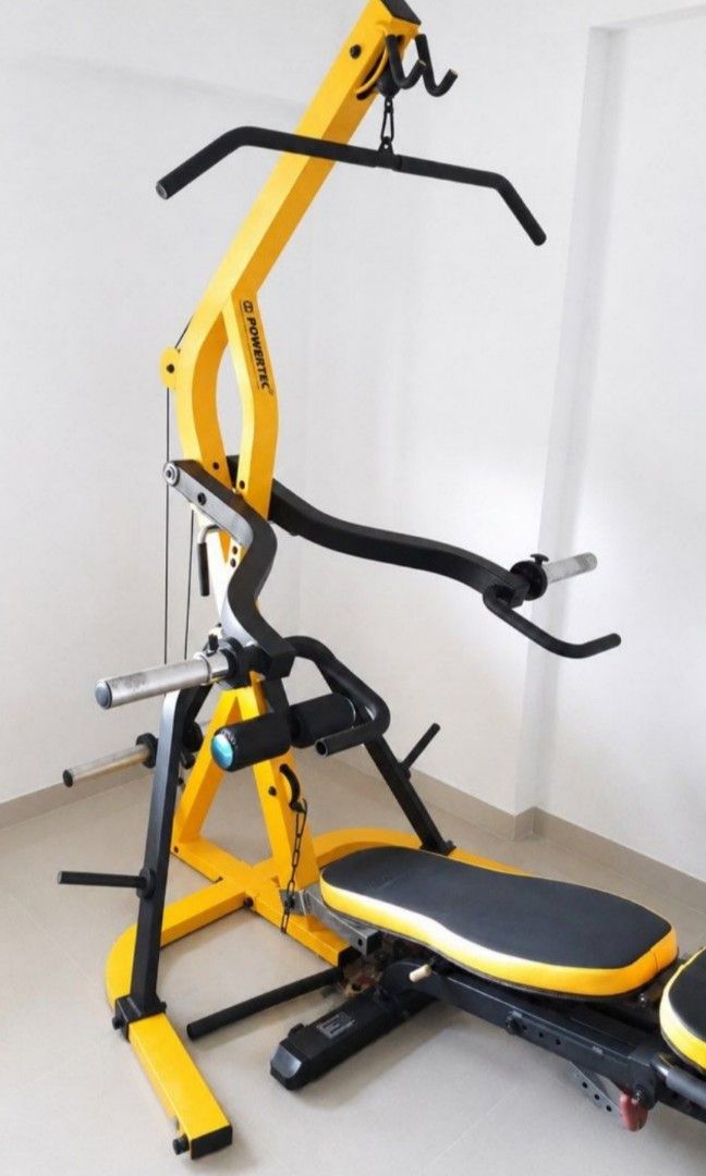 Pressing Table Machine Powertec LeverGym Leverage Multi Press Machine, Sports Equipment ...