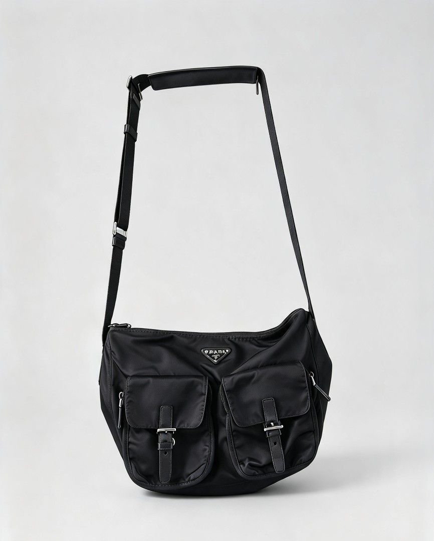 PRADA TESSUTO NYLON CROSSBODY/MESSENGER BAG (Category: Luxury Bags & Wallets) located in Iriga City. Submitted by ewin19 (Listing ID 1471353142, Image 1). Description: PRADA TESSUTO NYLON CROSSBODY/MESSENGER BAG.