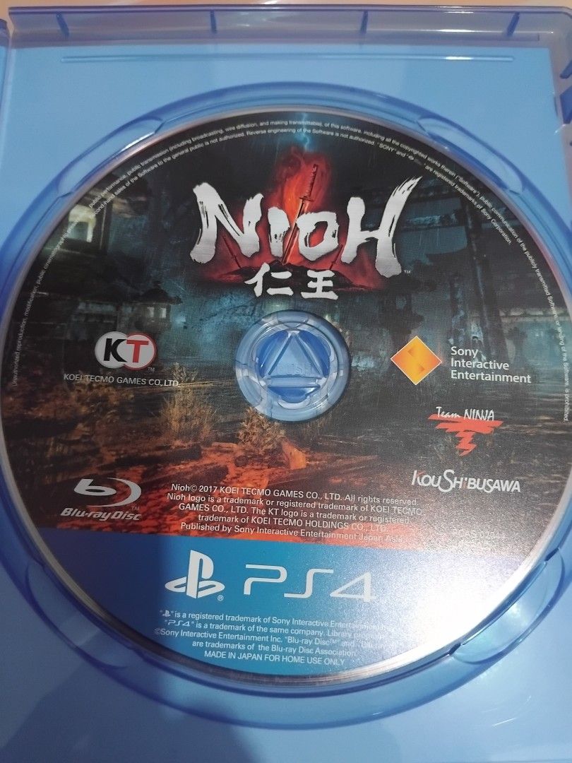 PS4 game NIOH (Category: PlayStation) located in Quezon City. Submitted by playingstation4four (Listing ID 1471300700, Image 2). Description: good Working, Smooth Cd , No defect for Playstation 4 NIOH ( PS4) good game fixed Priced. : 800 sale Or Swap only to Days gone or sekiro ps4 game loc : Mcdo Ragalado dahlia , Or Jolibee Ragalado dahlia, or. FEU regalado, Fairview center Mall, Ever commonwealth or Pede Nyu papick Up sa place ko or pick up in