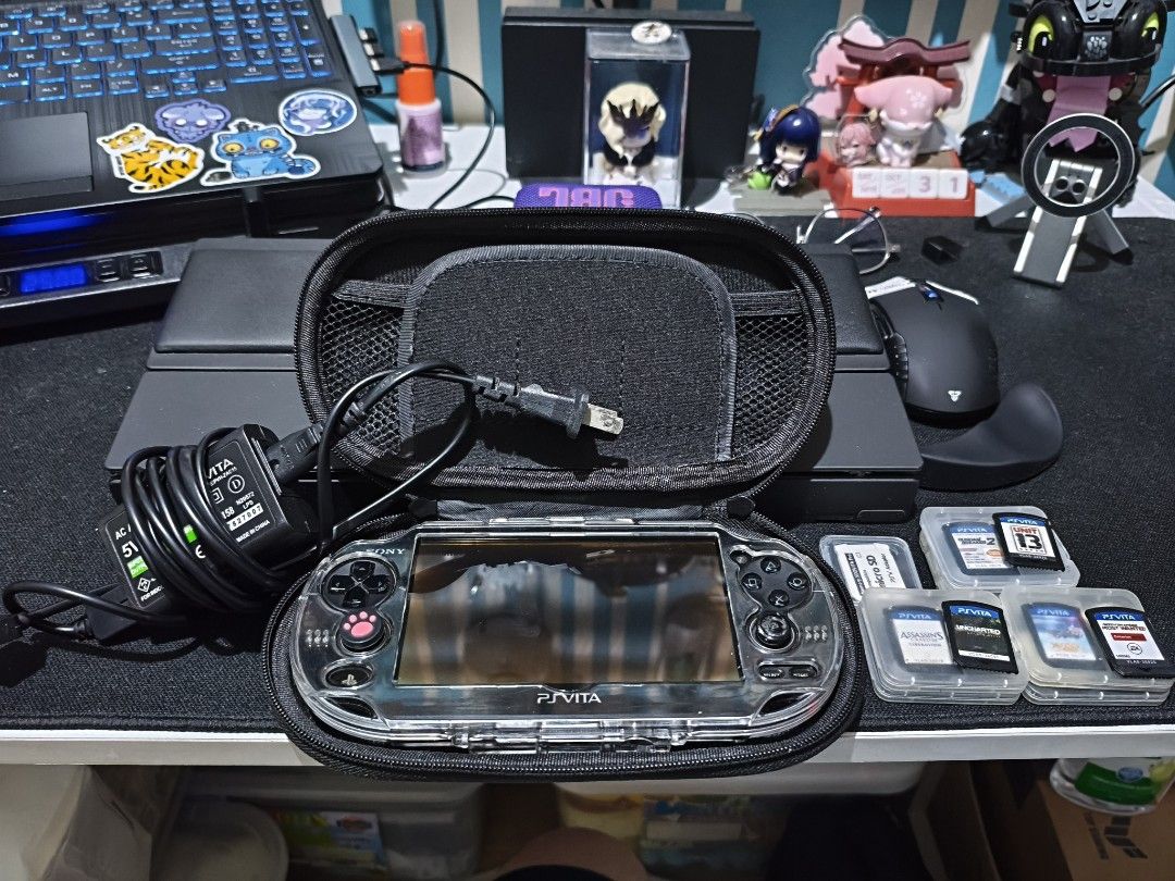 PS Vita PHAT bundle w/ games (Category: PlayStation) located in Manila. Submitted by anyxxxng (Listing ID 1471335863, Image 1). Description: Jailbroken and comes with charger, original game cartridges and 256 gb sd card! Console is already jailbroken and can play games. All buttons functional, honest issues is cosmetics being 5/10 but is perfectly functional and screen burns but does not affect gameplay. Tested cameras as well and working. As for