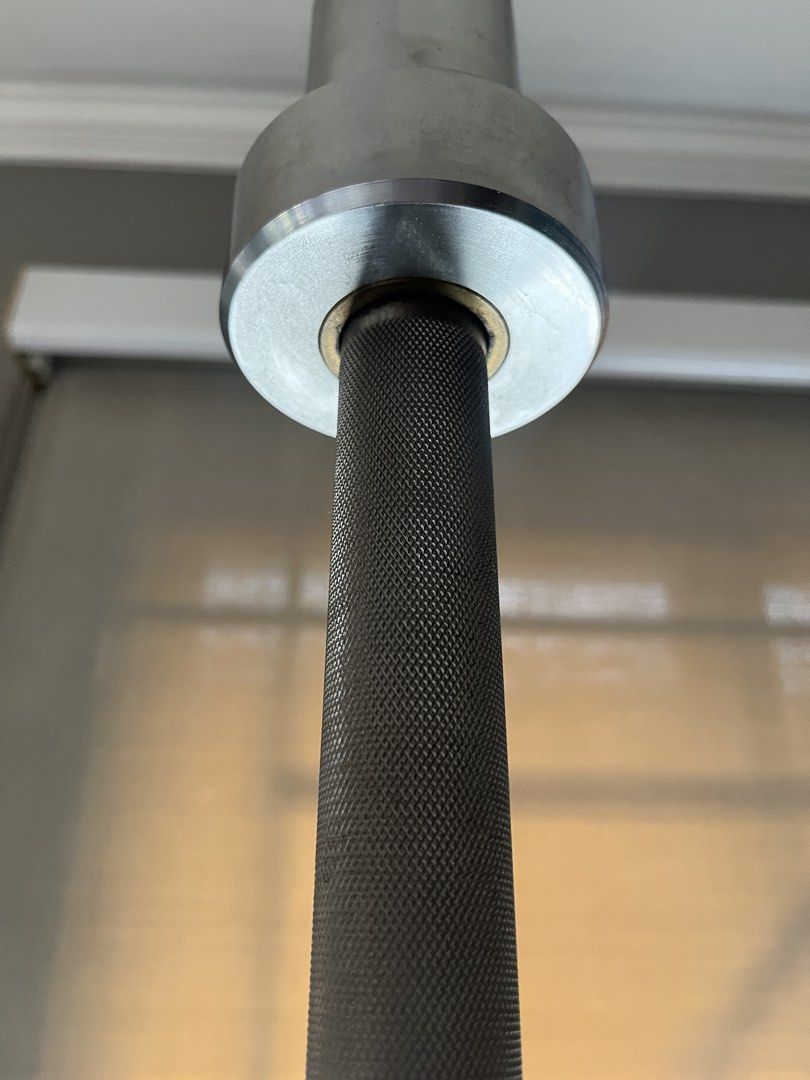Stainless steel barbell (Category: Weights & Dumbbells) located in Quezon City. Submitted by k_____________ (Listing ID 1471313015, Image 3). Description: Selling Stainless Steel Barbell 7ft Bought from Iron Supply PH for 17.5k Selling it low for 7.5k Knurling is the best! (Gym addicts knows this) RFS: Decluttering.