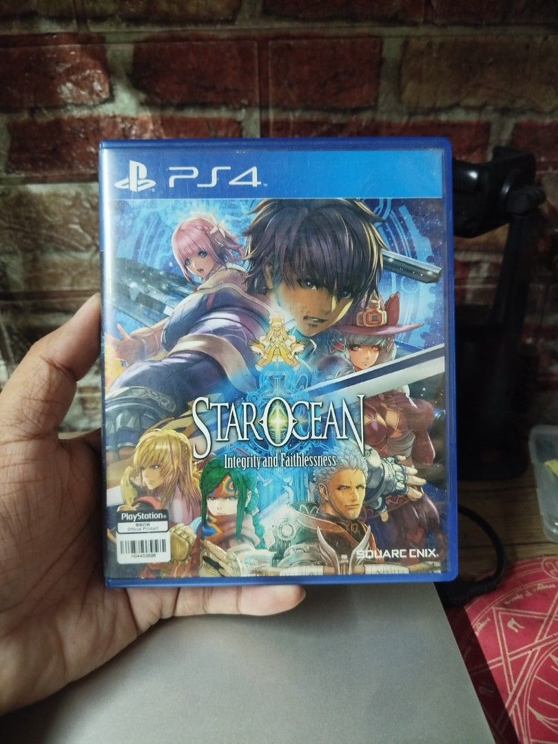 Star Ocean Integrity and Faithlessness PS4 Game (Category: PlayStation) located in Binan City. Submitted by pumpkiiin02 (Listing ID 1471306571, Image 1). Description: - Title: Star Ocean Integrity and Faithlessness - Platform: PlayStation 4 (PS4) - Developer: tri-Ace - Publisher: Square Enix - Genre: Action RPG - Condition: Tested and ready to play - Ideal for: RPG collectors and gamers.