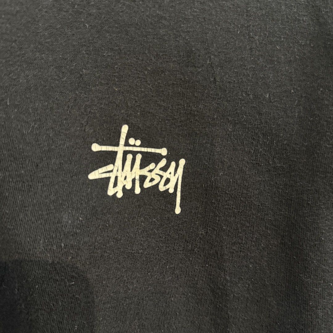 Stussy Black T-Shirt (Category: Tshirts & Polo Shirts ) located in Manila. Submitted by carbungcoalex (Listing ID 1471306387, Image 3). Description: STUSSY BASIC LOGO BLACK SHIRT 18 by 27 Good Condition Complete tags 1200 CLAIM.