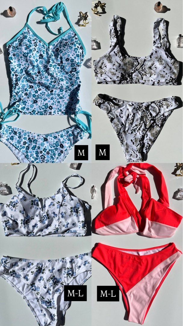SWIMSUIT FOR SALE (Category: Bikinis & Swimsuits) located in Bulacan. Submitted by shopwithme_23 (Listing ID 1471411741, Image 1). Description: BRAND NEW SWIMSUIT‼️ •with pouch •all padded ₱170 only each! Open for Take all: ₱2,600 only for 26pcs (last price na po ‘yan) Dm me for more info💌.