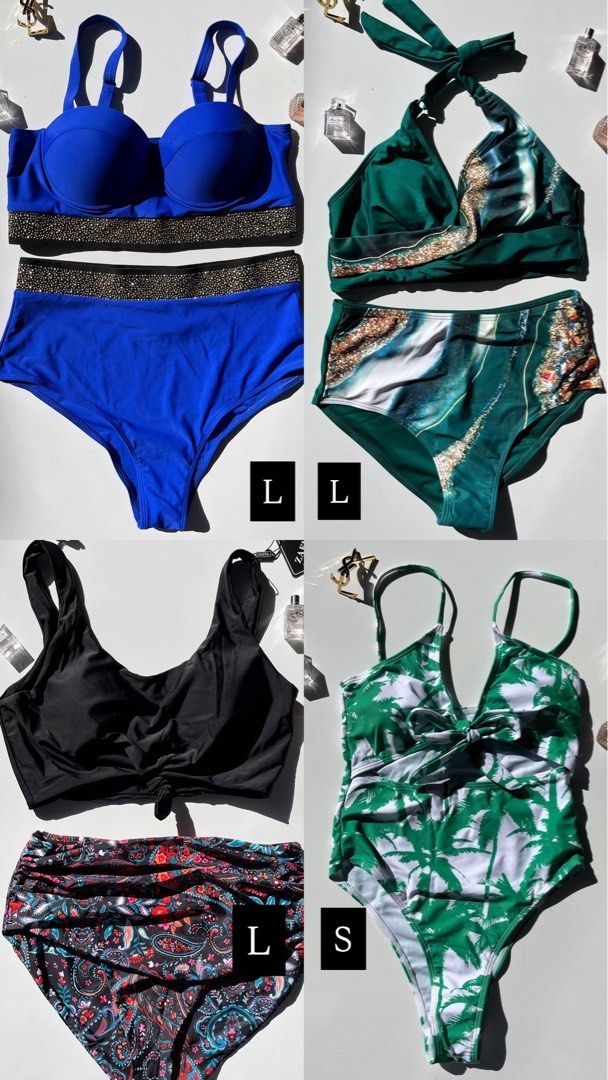 SWIMSUIT FOR SALE (Category: Bikinis & Swimsuits) located in Bulacan. Submitted by shopwithme_23 (Listing ID 1471411741, Image 3). Description: BRAND NEW SWIMSUIT‼️ •with pouch •all padded ₱170 only each! Open for Take all: ₱2,600 only for 26pcs (last price na po ‘yan) Dm me for more info💌.