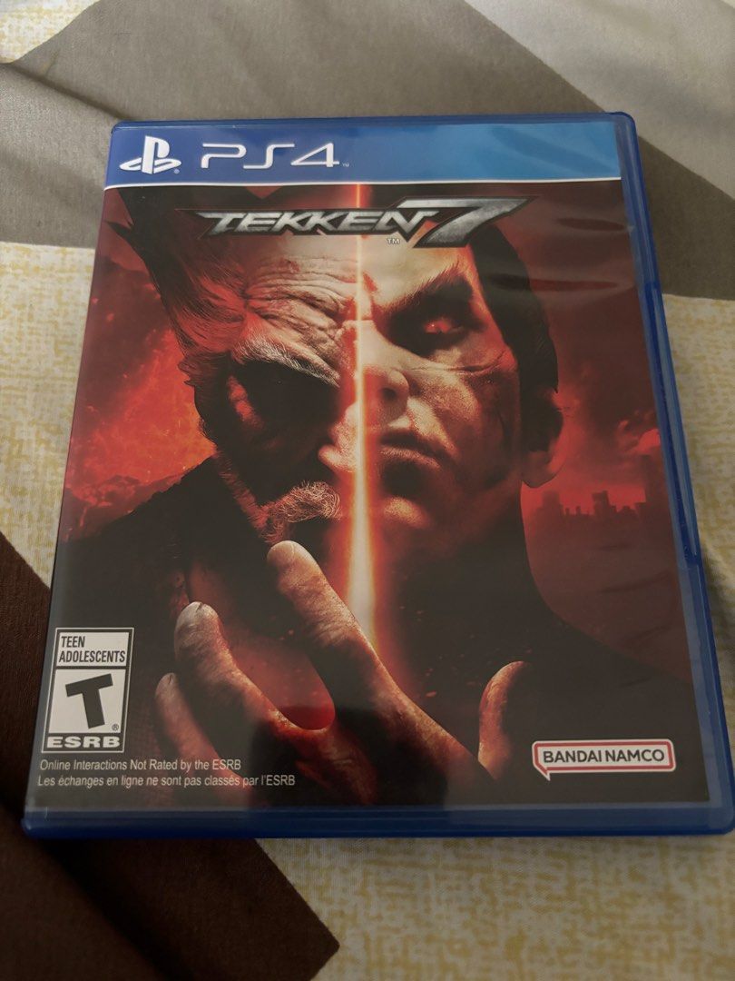 Tekken 7 PS4 Game (Category: PlayStation) located in Quezon City. Submitted by runitup (Listing ID 1471334356, Image 1). Description: - Game: Tekken 7 for PlayStation 4 (PS4) - Condition: Disc is super clean with no scratches; original blue case included - Rating: ESRB Teen (Action/Fighting) - Genre: Epic fighting game by Bandai Namco DM for inquiries QC Area but meetups can be arranged Shipping shouldered by buyer via lalamove.