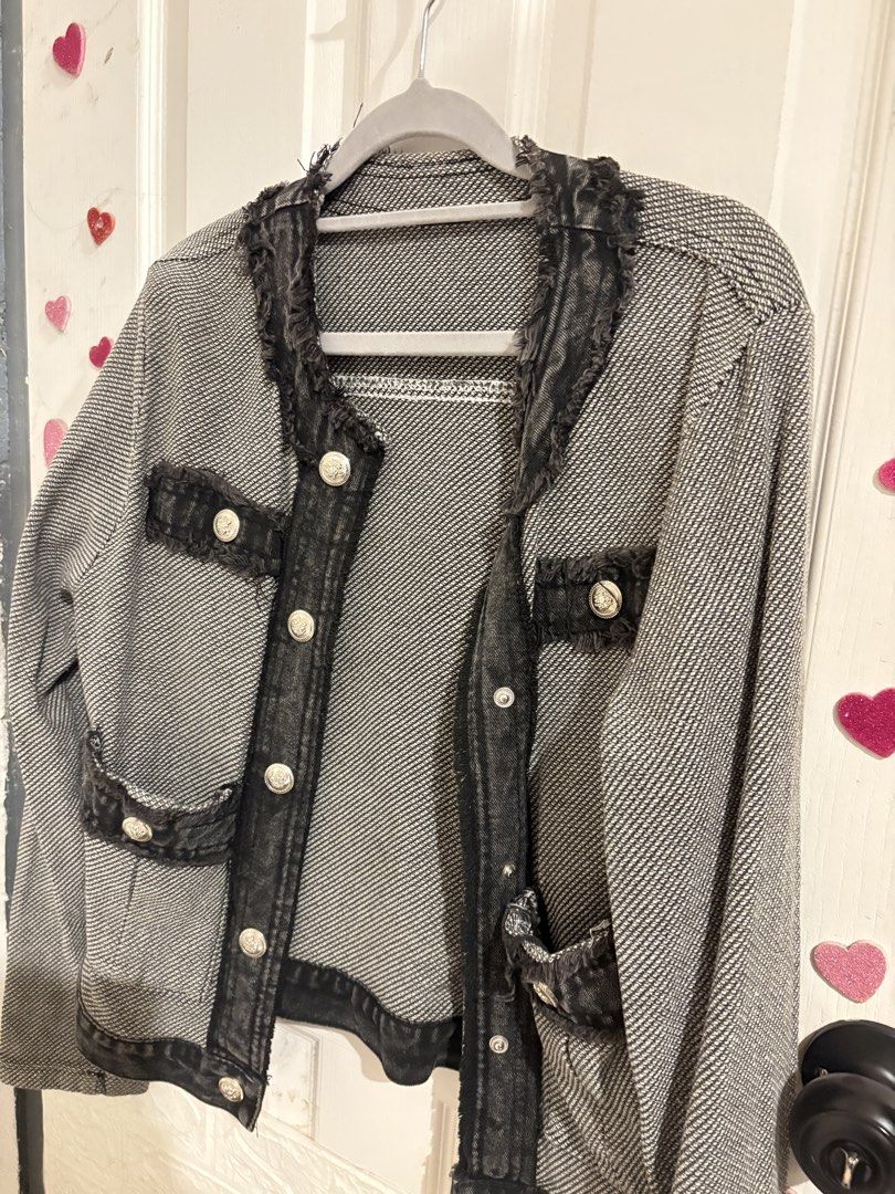 Tweed Jacket for Women (Category: Blouses) located in Baliuag. Submitted by gilpiece (Listing ID 1471345253, Image 2). Description: Used once Up to semi L.