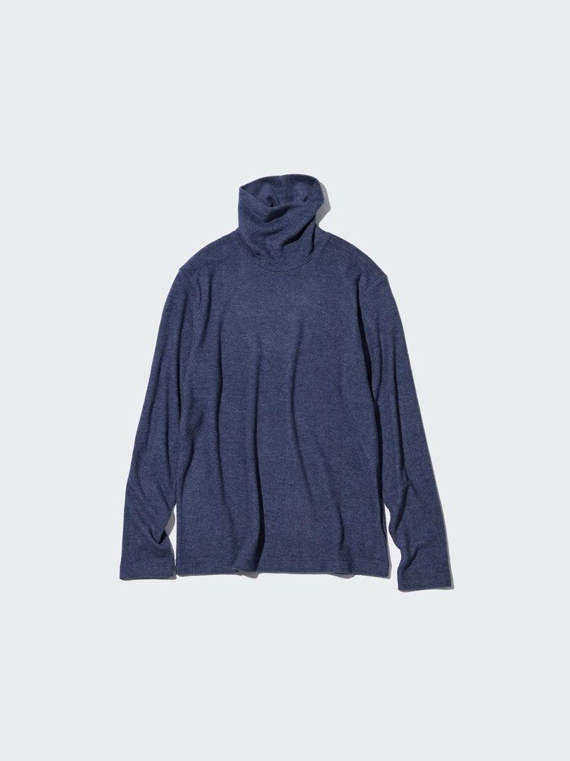 UNIQLO Blue Heattech Turtleneck Top (Category: Longsleeves) located in Puerto Princesa. Submitted by finewearco (Listing ID 1471313075, Image 1). Description: Size on tag : S Armpit laid flat : 19 inches Length : 21 inches 📌 Fixed Price ❕1 DAY RESERVATION ONLY PAYMENT: ✅Gcash ✅BPI SHIPPING OPTIONS: ✅ starts at 80 J&T Thanks.