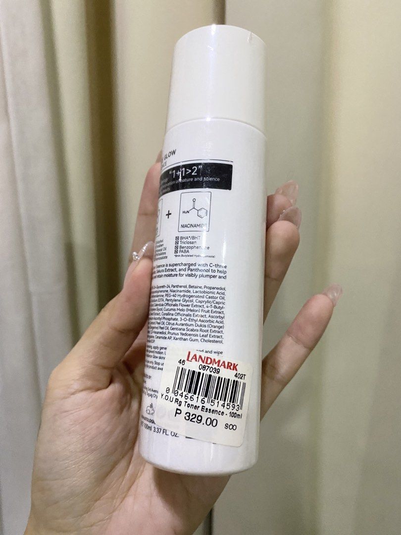 YOU Radiance Glow Toner Essence (Category: Face Care) located in Cainta. Submitted by jungkookie17 (Listing ID 1471318985, Image 3). Description: .