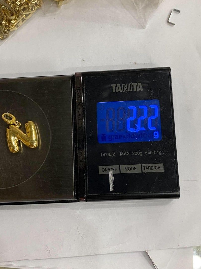 18k Saudi gold electroform initial pendant (Category: Necklaces) located in Manila. Submitted by bhelgoldseller2ndaccount (Listing ID 1465949712, Image 2). Description: New!!✨New!!✨New!! Authentic 18k Saudi Golds 💯pawnable/naisasanla 💯with high appraisal rate 💯good investment 💯Direct supplier price 👉OPEN for resellers 🌺please take time to evaluate their actual sizes and grams 👉Best panggift for all occasions ✅ Sold per grams not per piece 