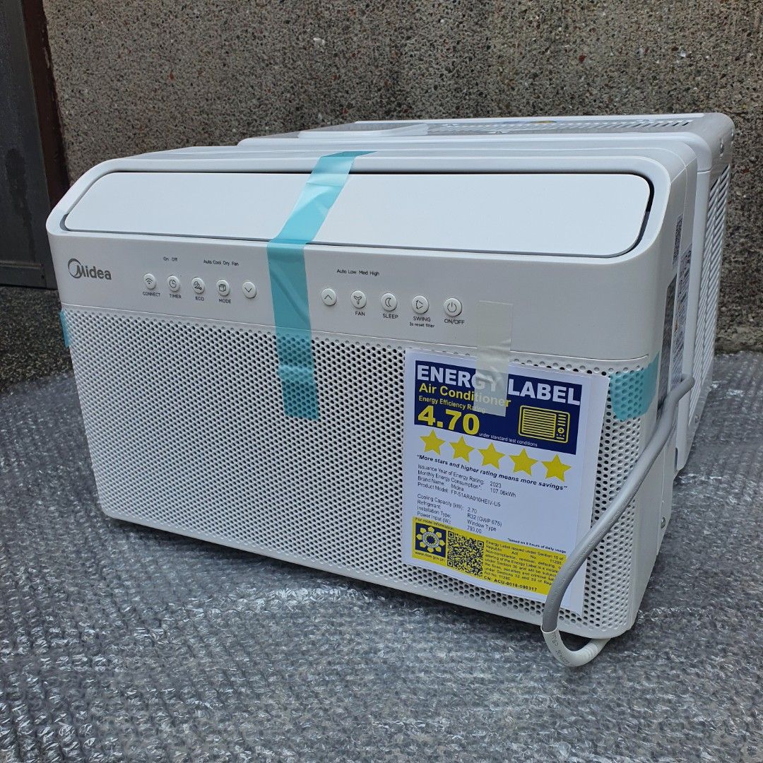 1hp midea u shape inverter window type aircon ac (Category: Craft Supplies & Tools) located in Pasig City. Submitted by thethinkers (Listing ID 1465760893, Image 1). Description: .