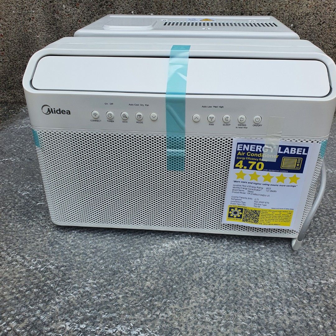 1hp midea u shape inverter window type aircon ac (Category: Craft Supplies & Tools) located in Pasig City. Submitted by thethinkers (Listing ID 1465760893, Image 3). Description: .