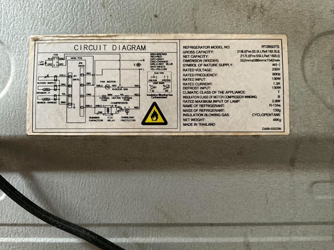 2 Door Refrigerator (Samsung Ref Grey/Gray) (Category: Refrigerators and Freezers) located in Davao. Submitted by fiercetiger.7a9c0f (Listing ID 1465856177, Image 2). Description: .