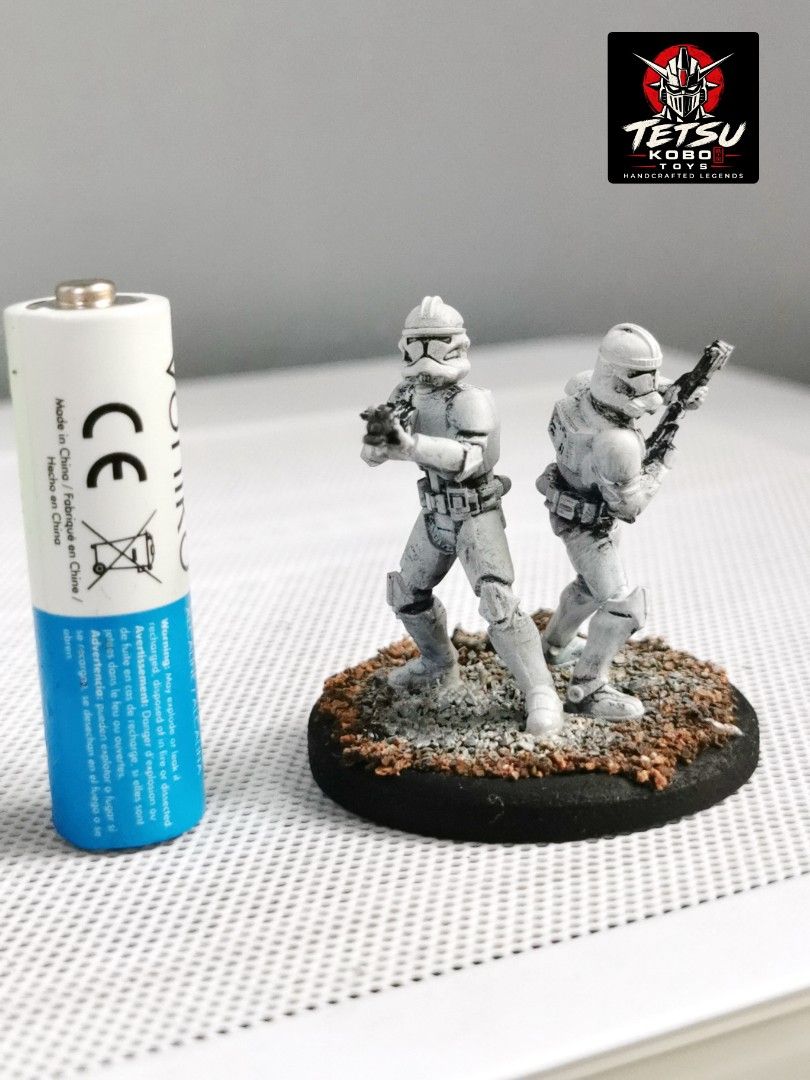 2 inch diorama clone troopers (Category: Figurines & Statues) located in Paranaque City. Submitted by planet4k (Listing ID 1465760861, Image 2). Description: Hand painted Hand crafted base.
