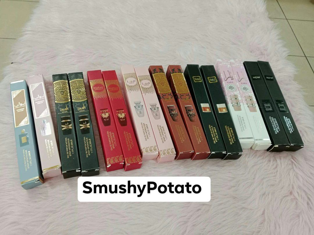 35ml Arab miniature pocket spray perfumes (Category: Fragrance & Deodorants) located in Taguig. Submitted by smushypotatoo2.0 (Listing ID 1465918222, Image 1). Description: .