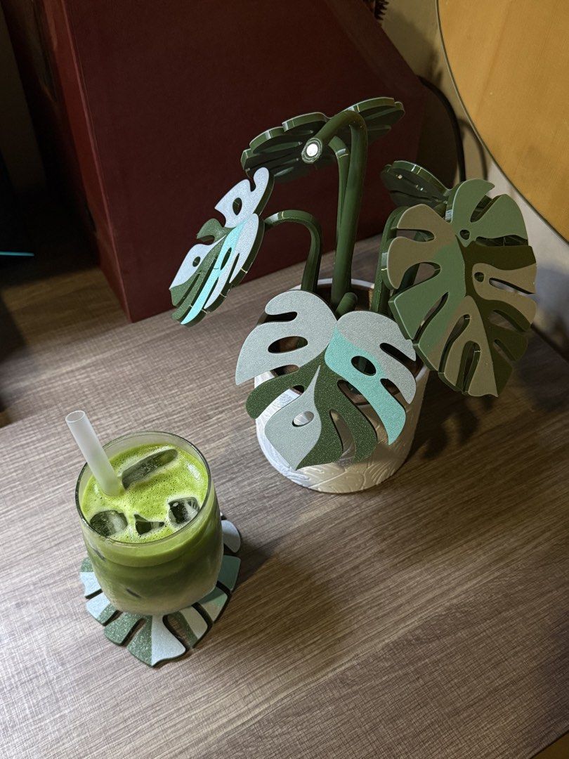 3D Printed Monstera Coaster Plant (Category: Artificial Plants & Flowers) located in Valenzuela. Submitted by rikamp1orr (Listing ID 1465845419, Image 3). Description: 🌿 3D-PRINTED MONSTERA COASTER PLANT 🍵 A cute little plant that doubles as a coaster! Perfect for your desk, coffee corner, or as a small gift. 🪴 ✨ CUSTOMIZABLE! • Custom colors available • Choose your vase! • Custom patterns available 🖨️ 3D Printed PETG ⏳ 1–2 days waiting time 