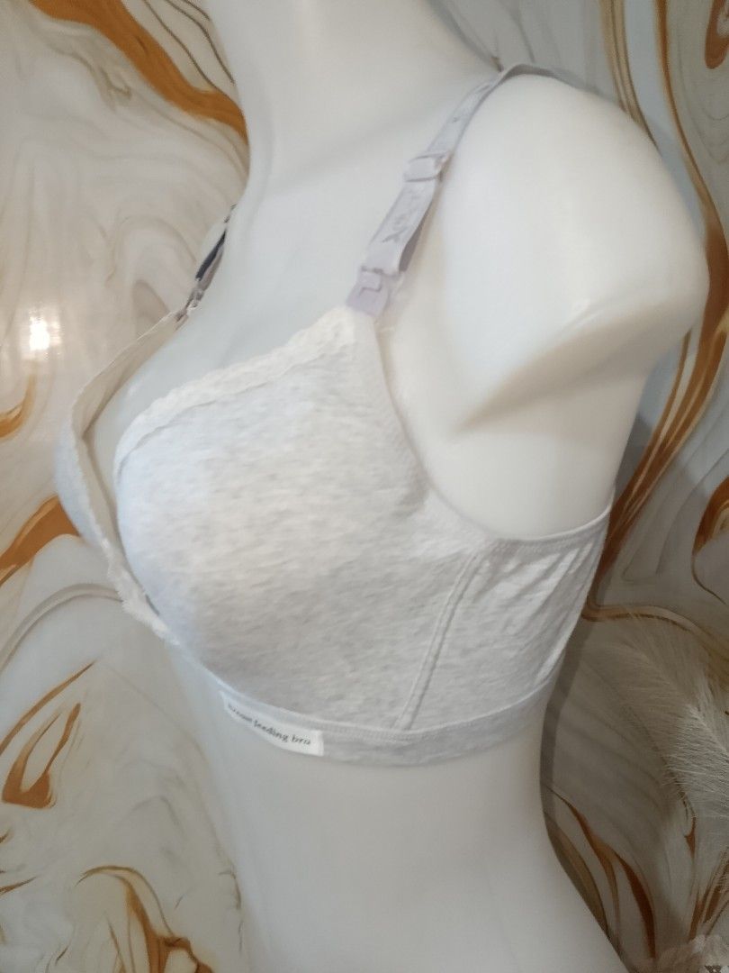 42b GREY NURSING BRA PADDED NONWIRE VERY COMFY (Category: Undergarments & Loungewear) located in Manila. Submitted by truecrystal-1407 (Listing ID 1465861544, Image 2). Description: .