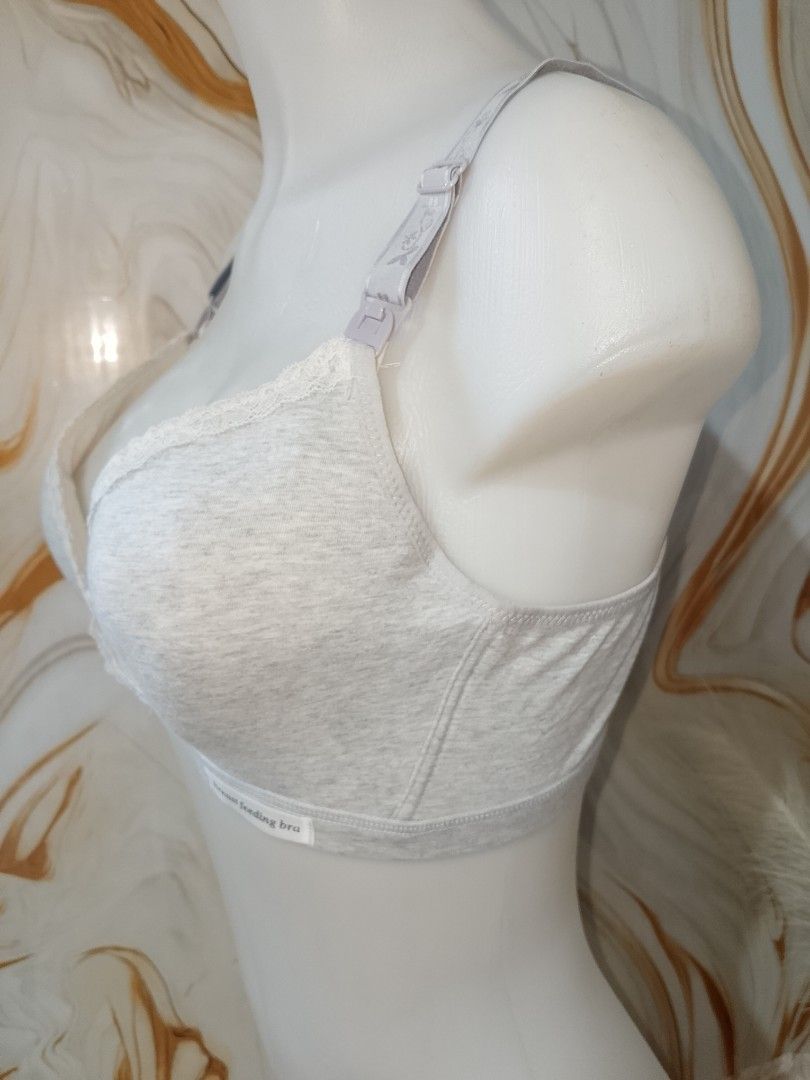 42b GREY NURSING BRA PADDED NONWIRE VERY COMFY (Category: Undergarments & Loungewear) located in Manila. Submitted by truecrystal-1407 (Listing ID 1465861544, Image 3). Description: .