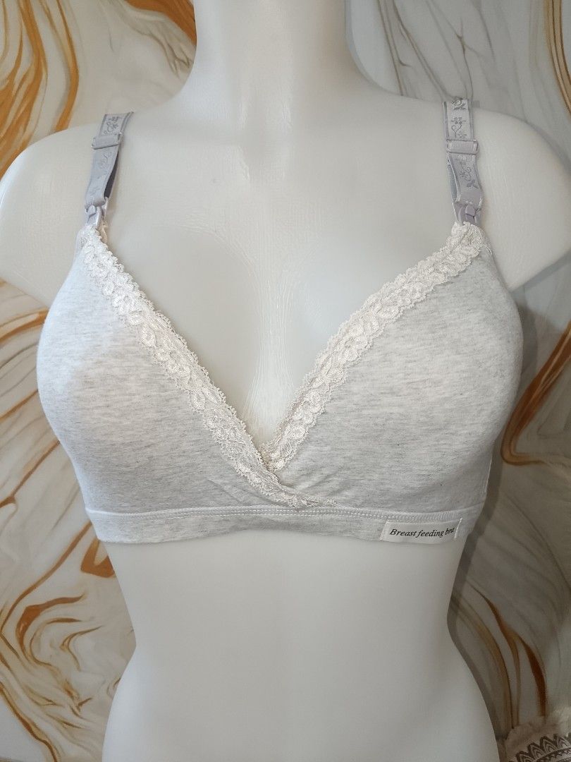 42b GREY NURSING BRA PADDED NONWIRE VERY COMFY (Category: Undergarments & Loungewear) located in Manila. Submitted by truecrystal-1407 (Listing ID 1465861544, Image 1). Description: .
